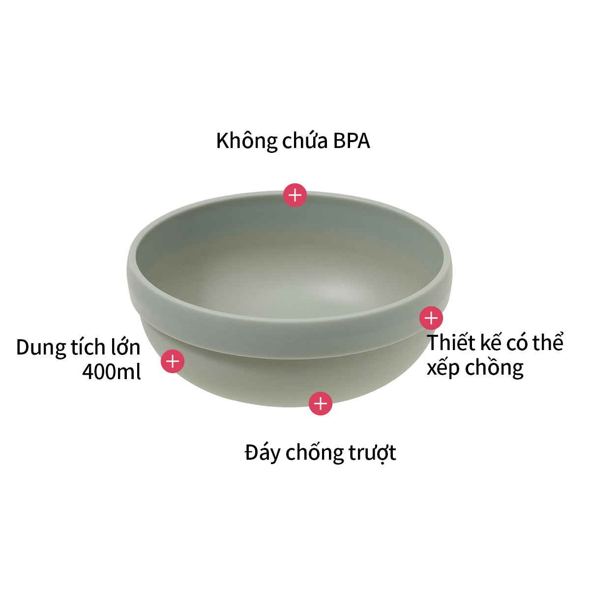 Bộ 2 Tô Chống Trượt LocknLock Little Luv Cho Bé HPP961, Hàng Chính Hãng - JoyMall