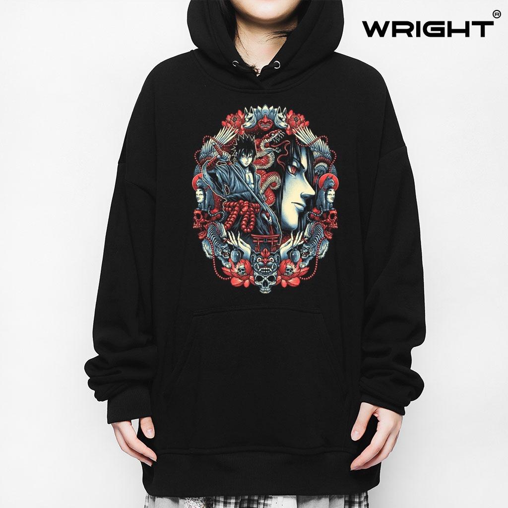 Áo hoodie anime Wright Vengeance Seeker oversize unisex
