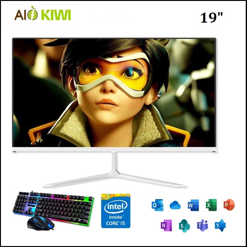 Bộ máy tính bàn All in One Kiwivision ( Kiwi AIO ) Tất cả trong 1 màn hình phẳng 19&quot; full view CPU Intel Core i3/i5/i7