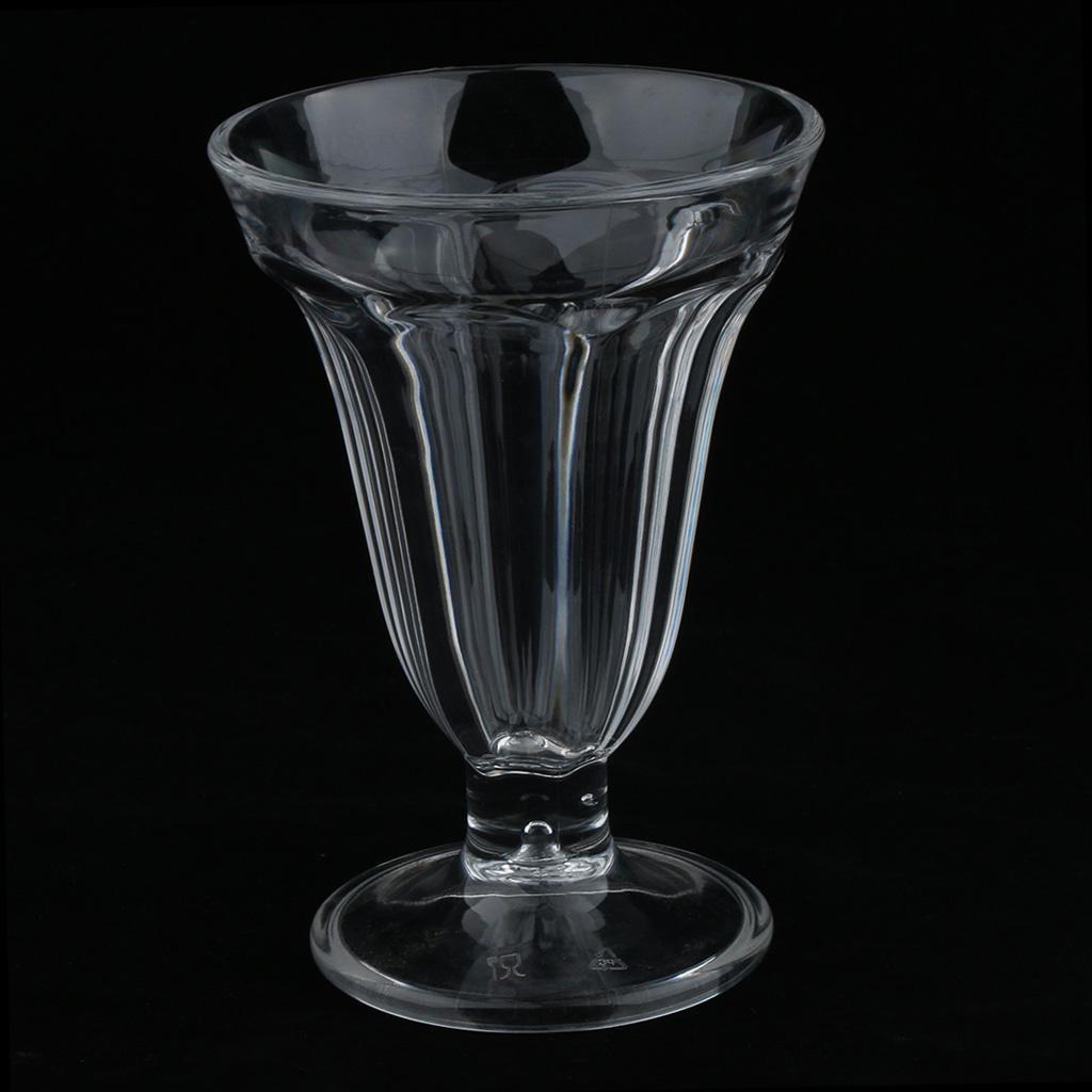 Clear Acrylic Ice Cream Cup Sundae Cup Fruit Dessert Bowl Milkshake Cup #3