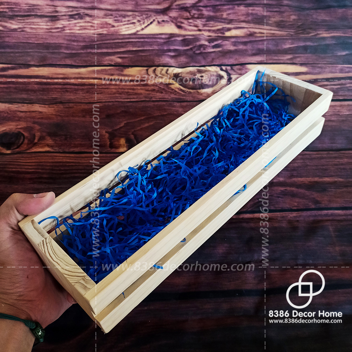 Hộp quà tết, khay gỗ gói quà, Hộp đựng đồ đa năng - Pallet gỗ thông