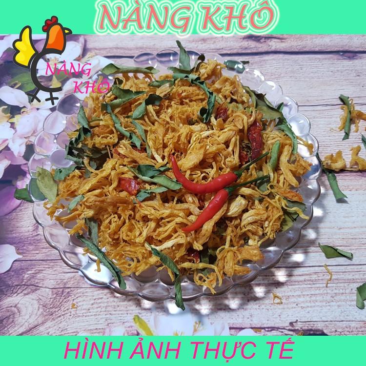 1KG KHÔ GÀ LÁ CHANH NGON TẶNG ĐẬU PHỘNG CHÁY TỎI CỰC NGON - Nàng Khô