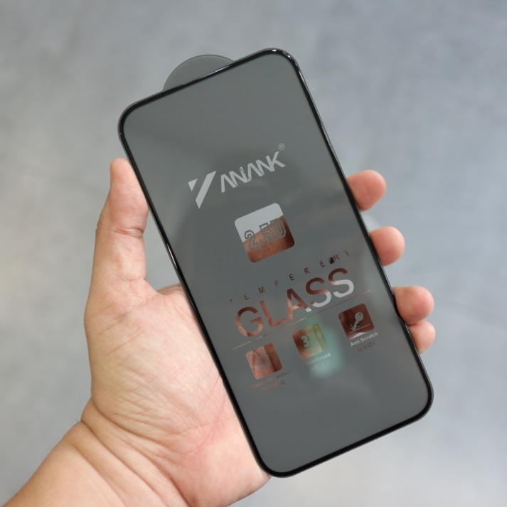 Dán kính cường lực màn hình cho iPhone 15 Pro Max / 15 Pro / 15 Plus / iP 15 hiệu ANANK Glass Pro 9H, mỏng 0.25mm, phủ nano hạn chế bám vân tay, công nghệ anti-Scratch, độ cứng gấp 3 lần miếng dán thường - Hàng nhập khẩu
