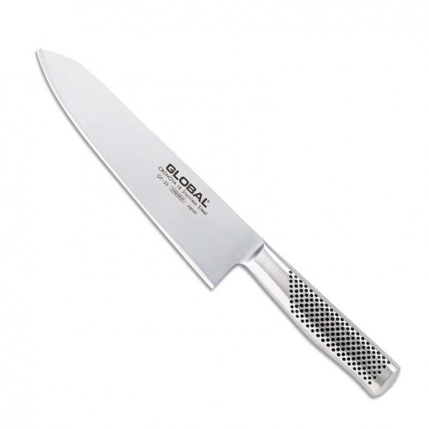 Dao bếp Nhật cao cấp Global GF33 Chef - Dao thái thịt cá - Dao bếp Nhật chính hãng