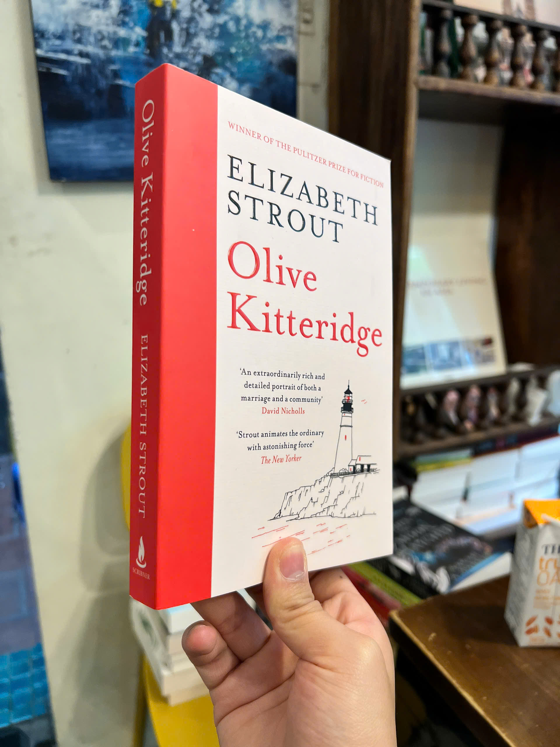 Sách - Olive Kitteridge by Elizabeth Strout | Pulitzer Prize Winner / Short Stories / Ngoại văn