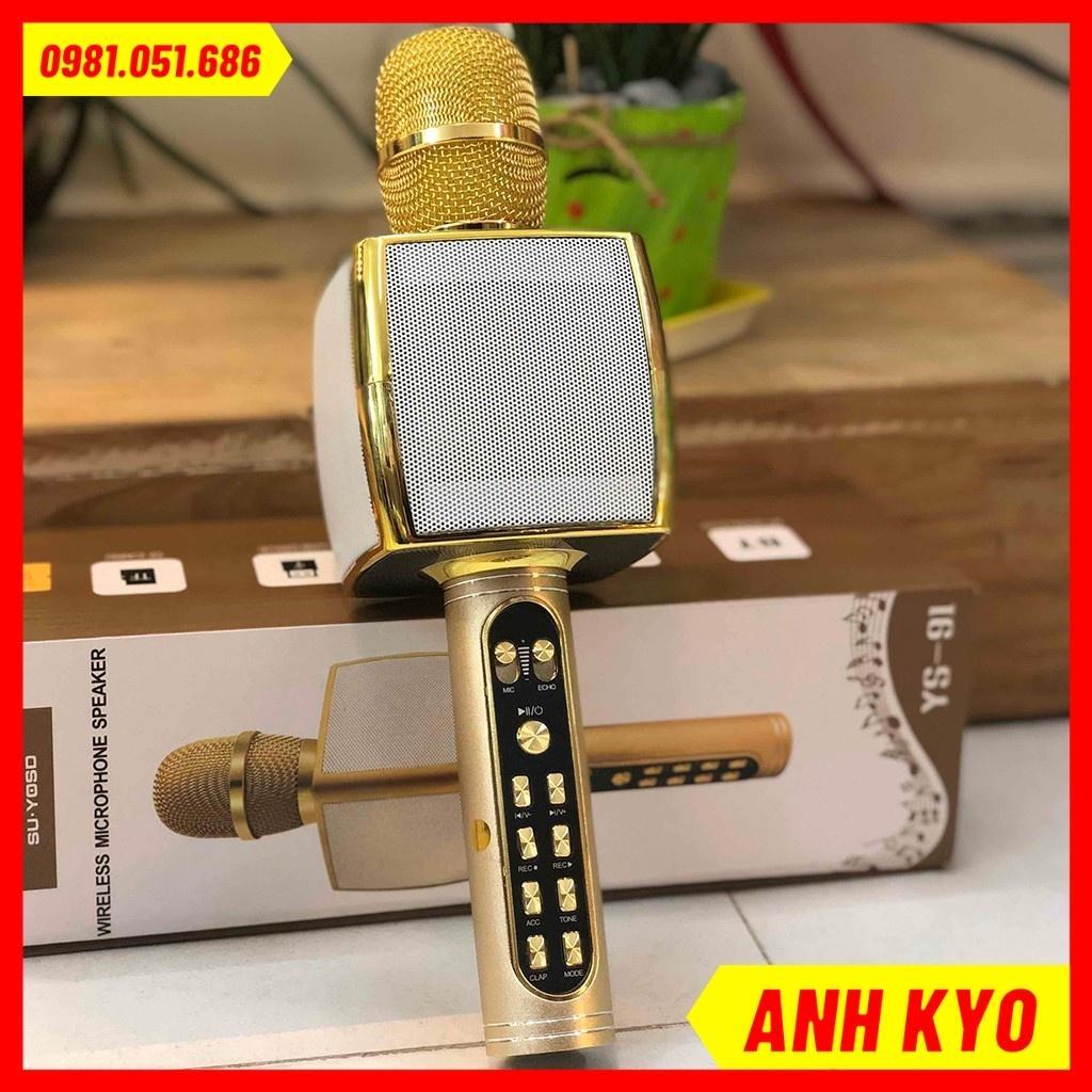 Micro không dây karaoke GrownTech YS 91 mic hát kara hỗ trợ thu âm, live streams BH 6 tháng