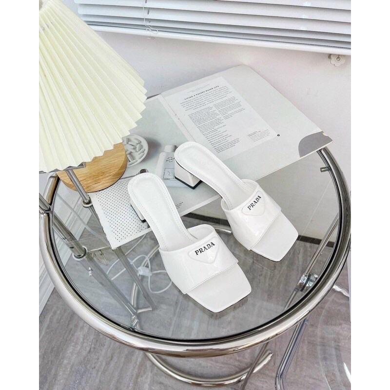 Guốc thời trang gót vuông 5cm