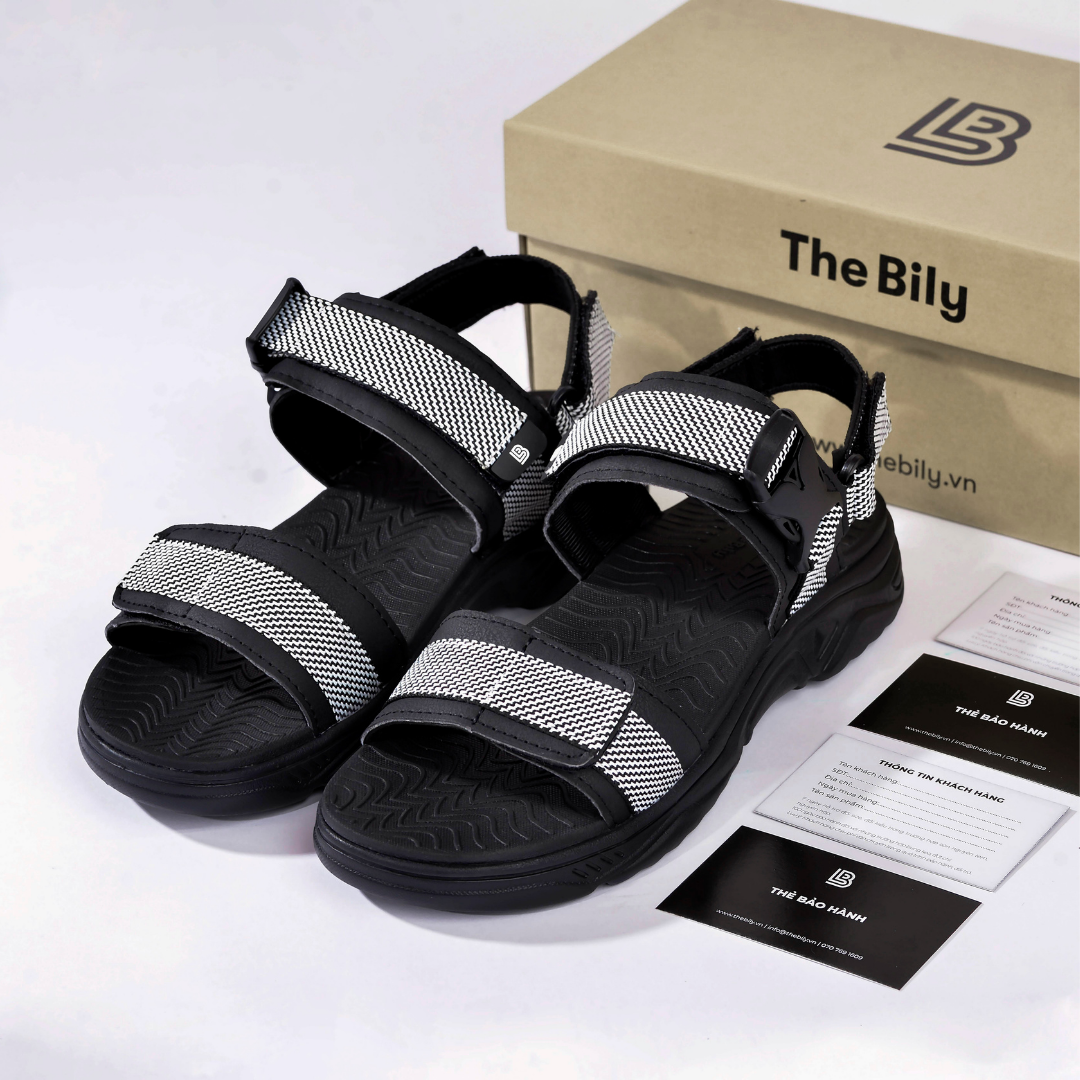 Giày Sandal Nam The Bily Quai Ngang - Màu Trắng BL03T