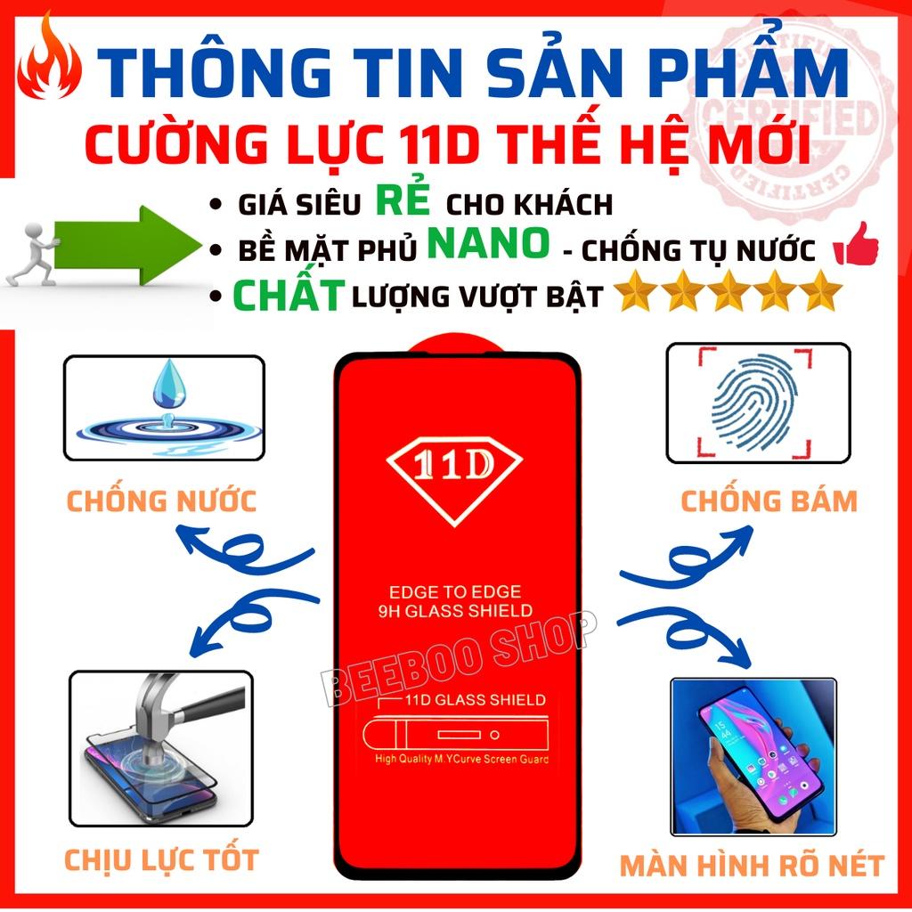 Kính cường lực Dành Cho Điện Thoại Oppo Reno 5/ 5G - Full màn hình 11D và trong suốt