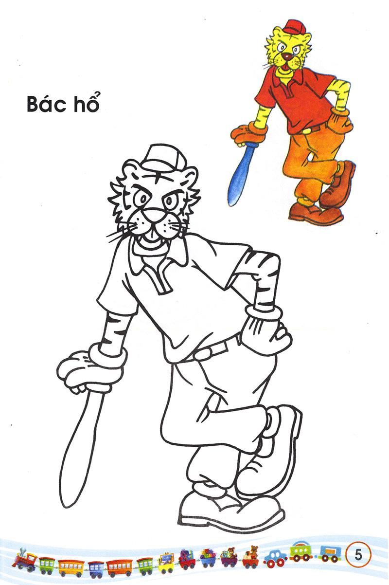 Bé Tập Tô Màu - Các Loại Thú