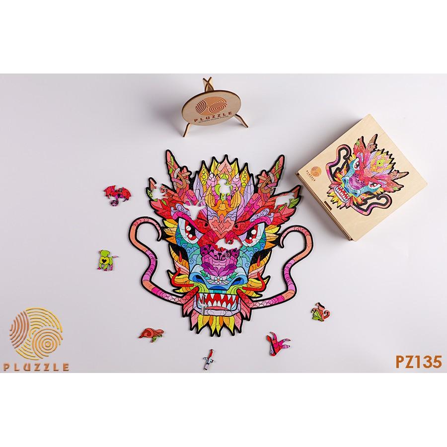 PLUZZLE Bộ xếp hình gỗ thông minh puzzle đồ chơi ghép hình – Thìn – Con Rồng – PZ135