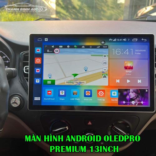 Màn Hình DVD Android Ô Tô 0LEDPR0 PREMIUM 13 inch hàng chính hãng cao cấp bảo hành 18 tháng