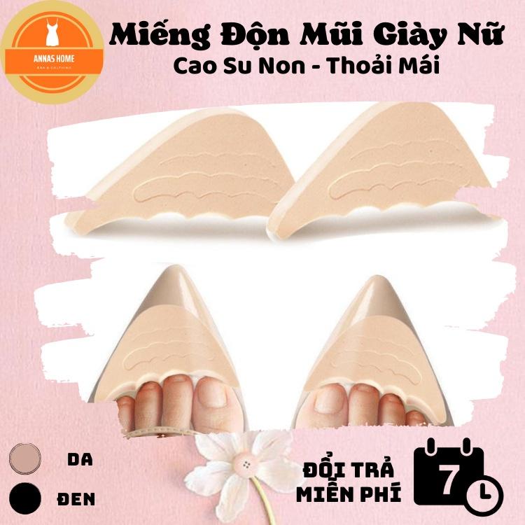 Cặp Lót Mũi Giày Nữ Cao Su Non, Đệm Êm Ngón Chân, Giảm Size Cho Giày Bị Rộng