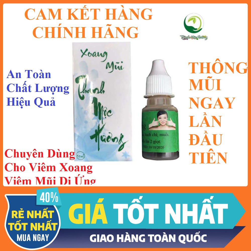 Dung Dịch Nhỏ Mũi Thanh Mộc Hương Gia Truyền 10ml