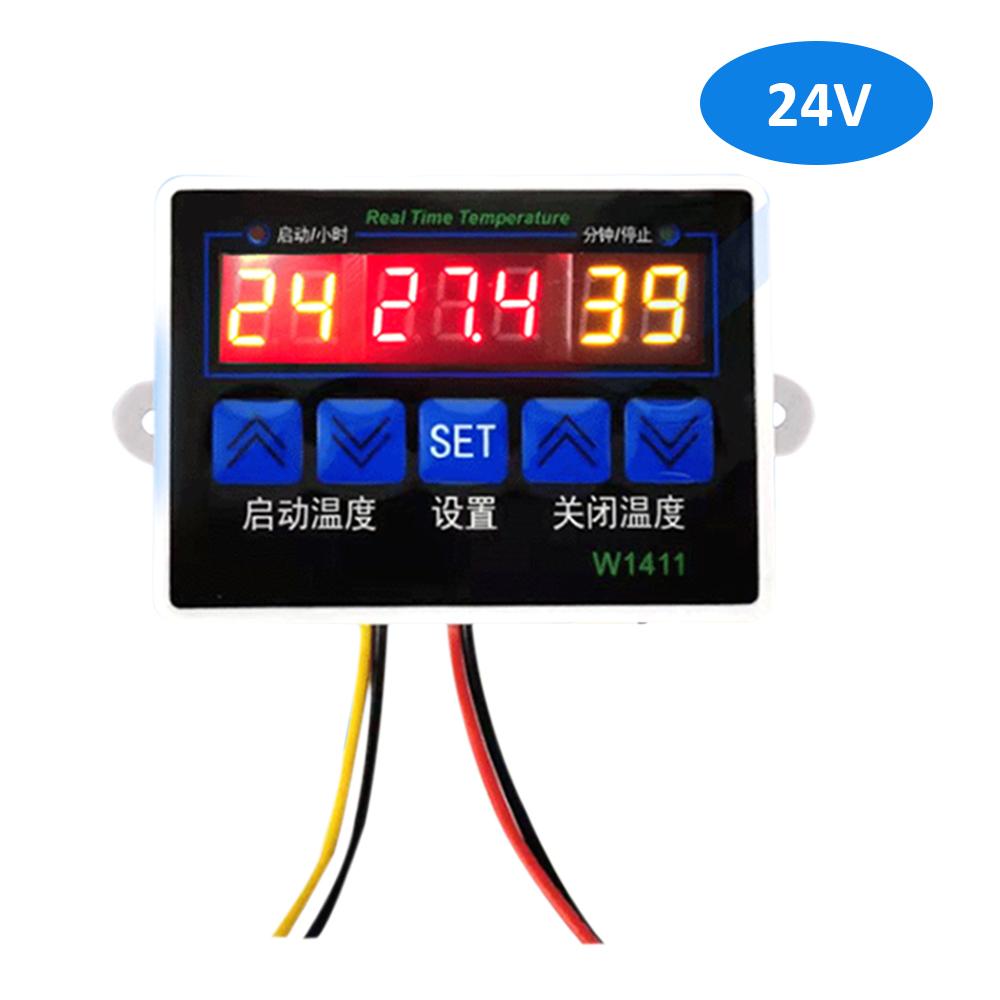 W1411 Intelligent Digital Temperature Controller NTC Sensor Temp Control Thermostat for Freezer Fridge Hatching