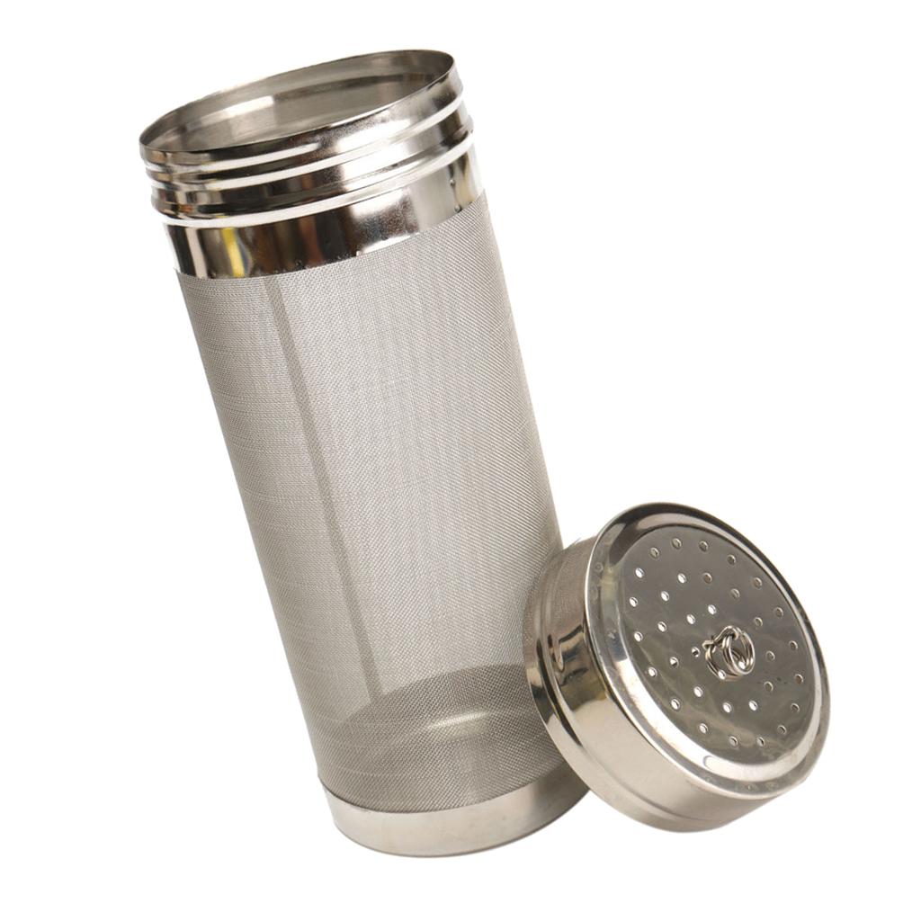 Brewing Hopper Basket, Stainless Steel 300 Micron Mesh – Home DIY Dry Hops Beer and Tea Kettle Brew Filter