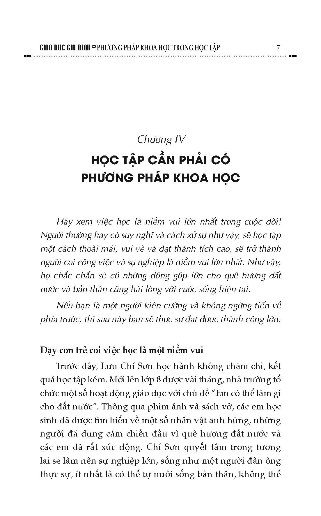 Giáo Dục Gia Đình - Phương Pháp Khoa Học Trong Học Tập