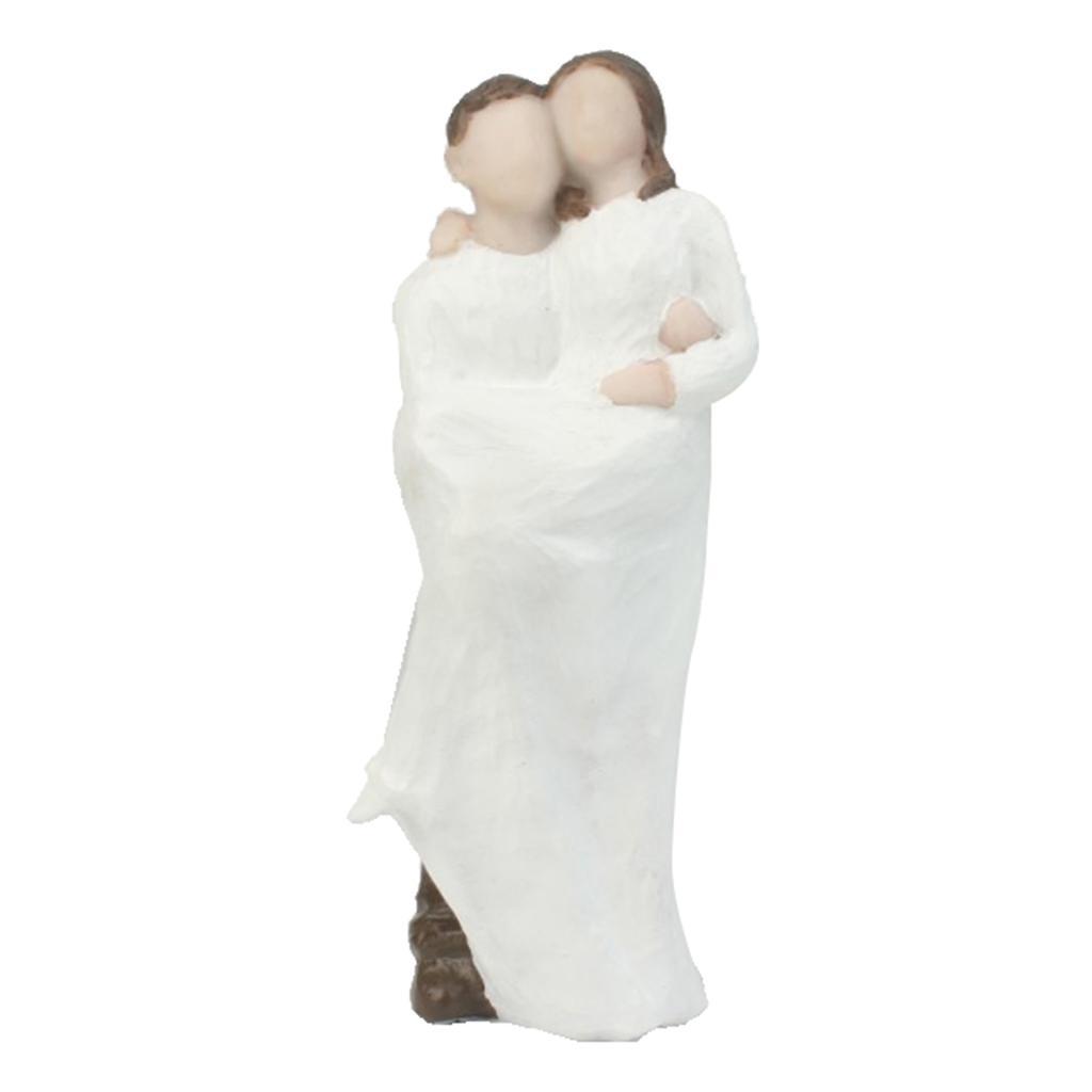 Sweet Wedding Cake Topper Figure Bride &amp; Groom Couple Bridal Decors Lovely