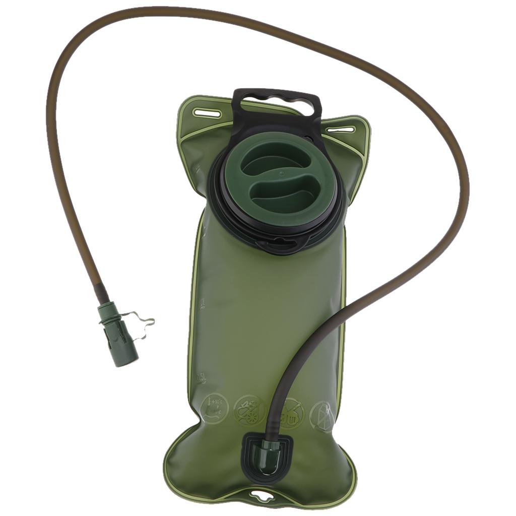 2L Hydration Bladder Water Reservoir Survival Pouch Backpack  Army Green