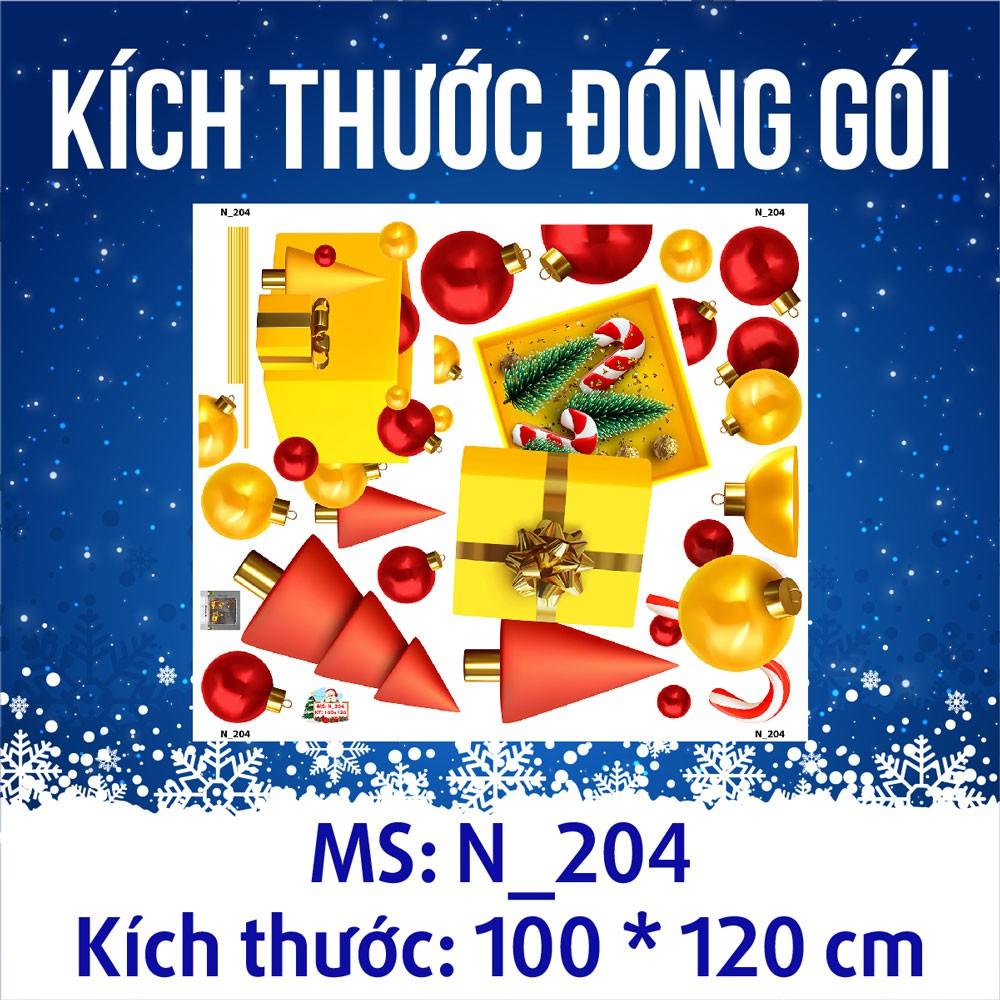 DECAL TRANG TRÍ GIÁNG SINH NOEL SỐ 114