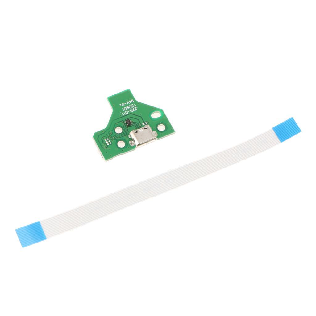 2X USB Charging Port Board +12 PIN Flex Ribbon Cable for SONY PS4 Controller