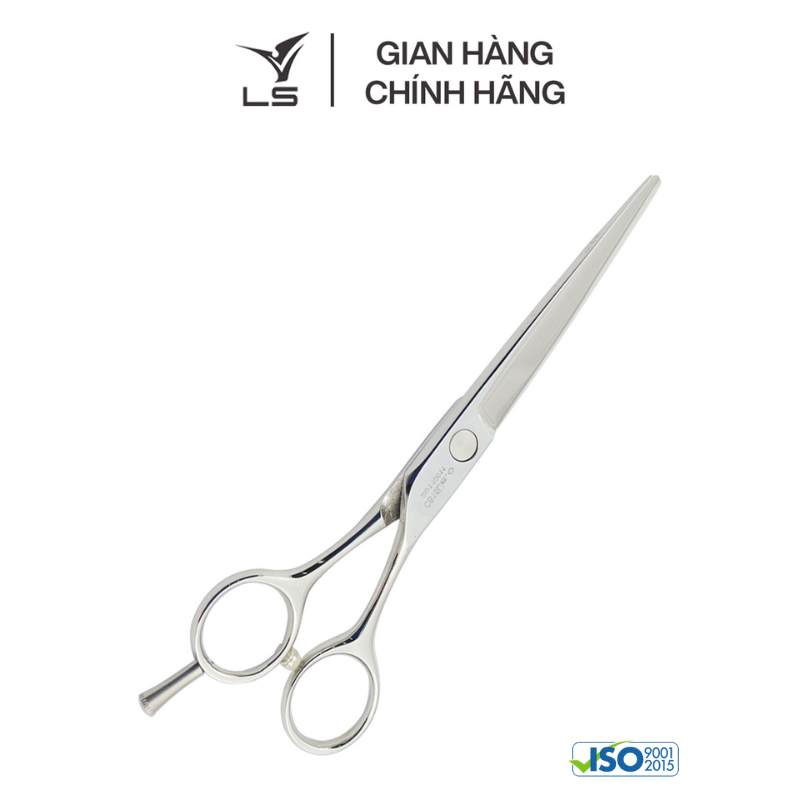 Kéo cắt tóc LS lưỡi thẳng quai cân đối xứng đỡ ngón tháo rời CB15L/6.0