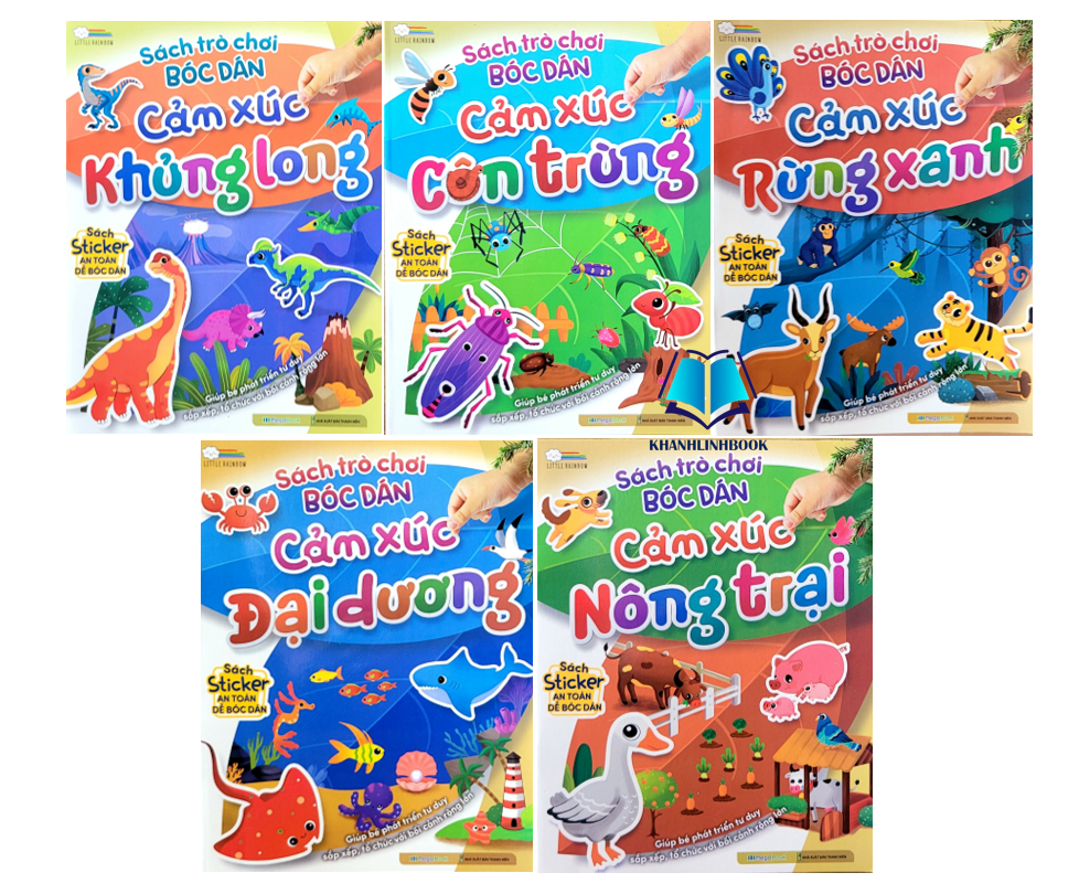 Sách - trò chơi bóc dán cảm xúc (MG)