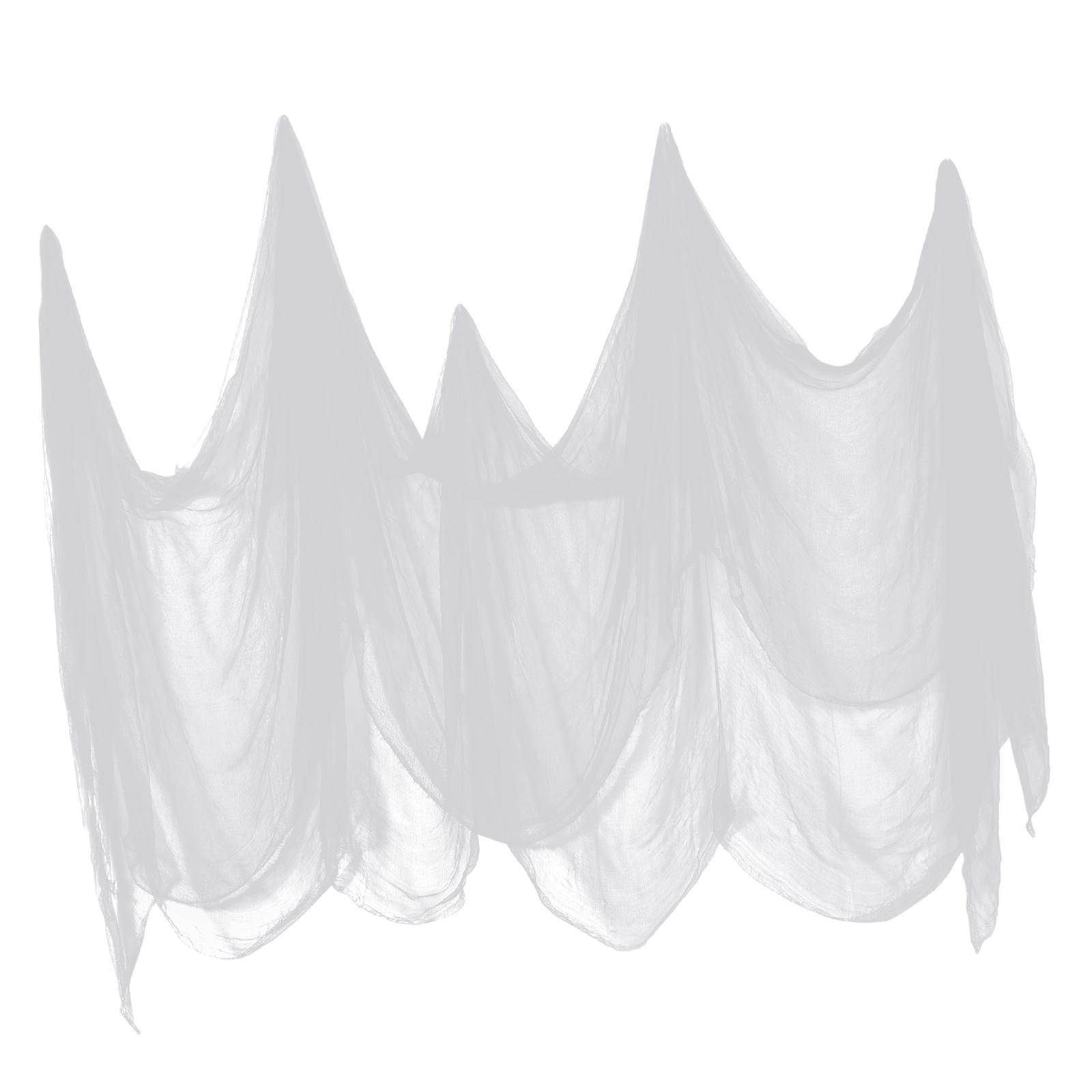 Halloween Creepy Cloth 84.65inchx177.17inch Scary Gauze for Wall Doors Decor