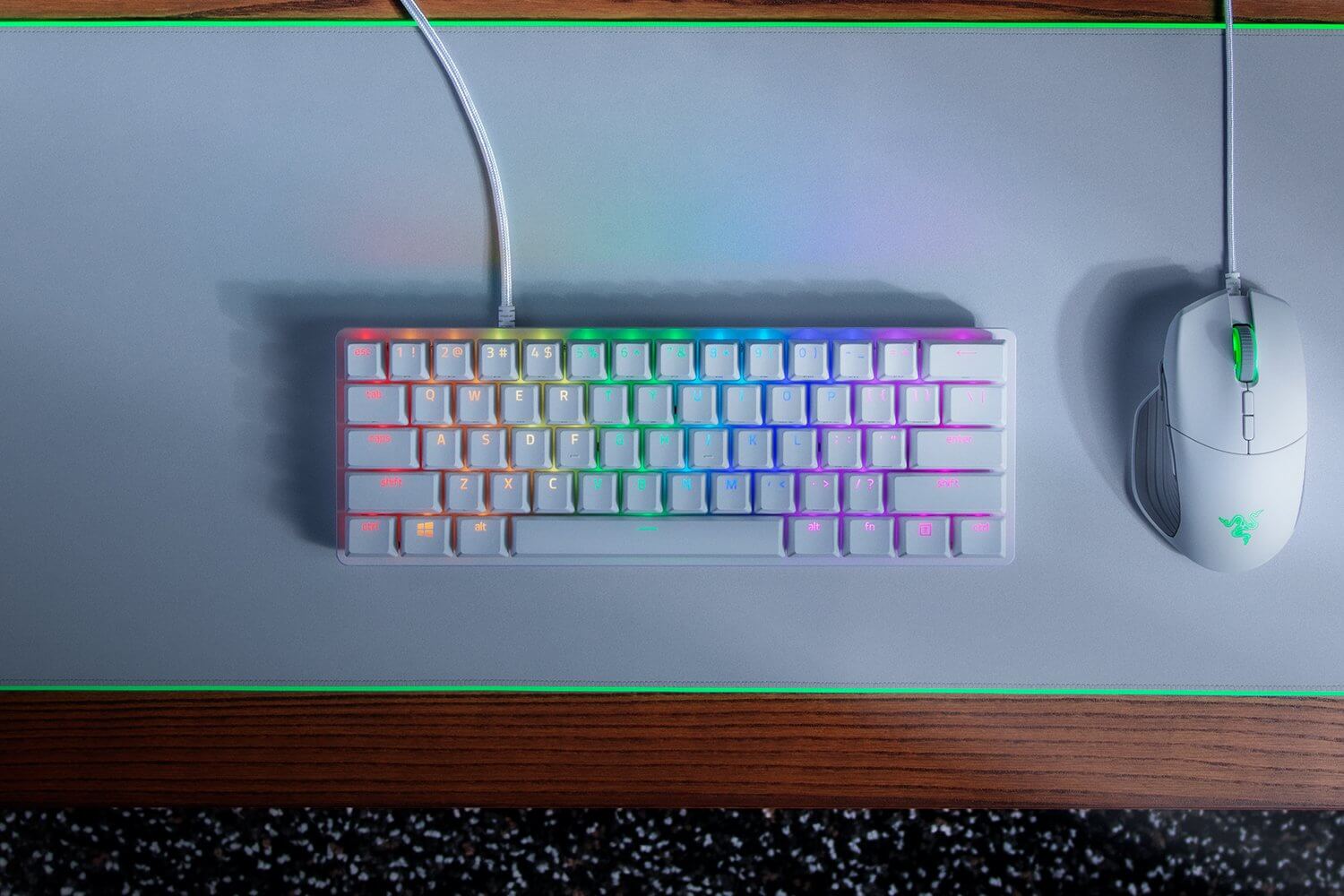 Bàn Phím Cơ Razer Huntsman Mini ( Clicky Purple Optical Switch)- Hàng chính hãng