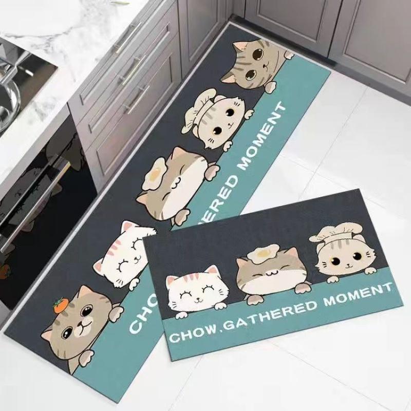 Thảm Chùi Chân Chống Trượt Thấm Hút Tốt Cho Nhà Bếp/Phòng Tắm