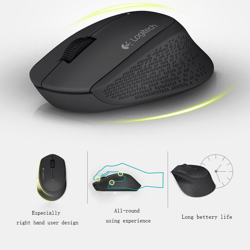 Chuột Logitech M280, màu đen không dây