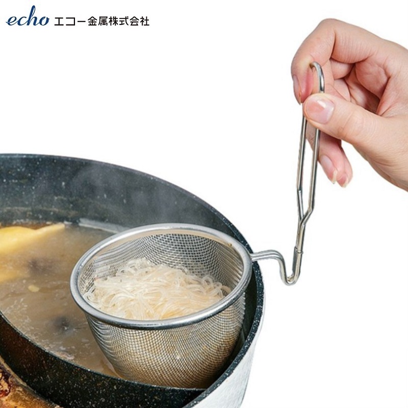 Dụng cụ vớt lọc thực phẩm inox Echo Misokoshi Ø10cm - Hàng nội địa Nhật Bản |#Mẫu Mới|