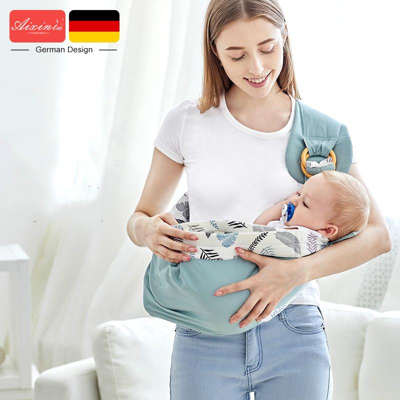 Cho Bé Mang Cotton Bọc Sling Tàu Sân Bay Sơ Sinh An Toàn Nhẫn Kerchief Em Bé Thoải Mái Trẻ Sơ Sinh Kangaroo Túi