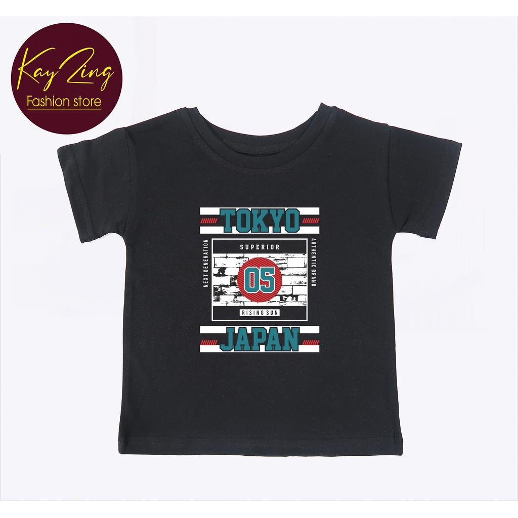 Áo Phông - Áo thun Bé Trai KAYZING Cotton 100% 4Chiều Thoáng Mát 1T-8T: Mã 002