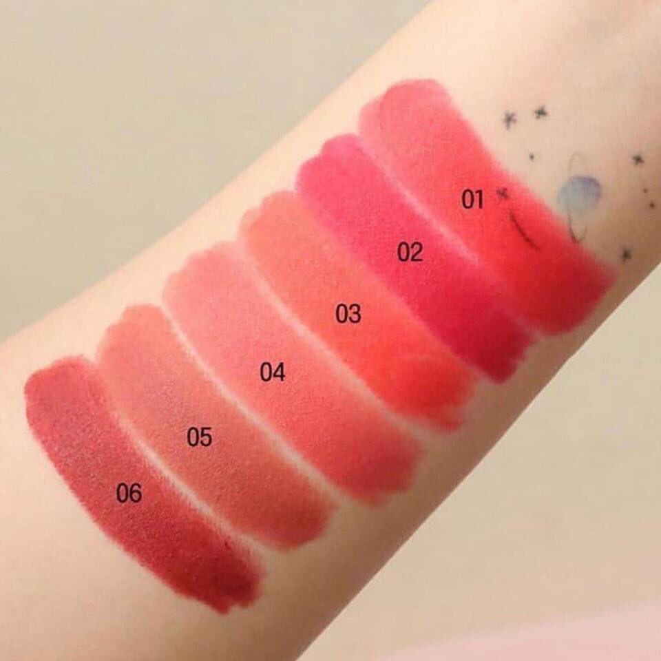 Son thỏi vỏ vàng cao cấp, chất siêu mịn mượt Hàn Quốc G9Skin First V-Fit Lipstick 3.5g