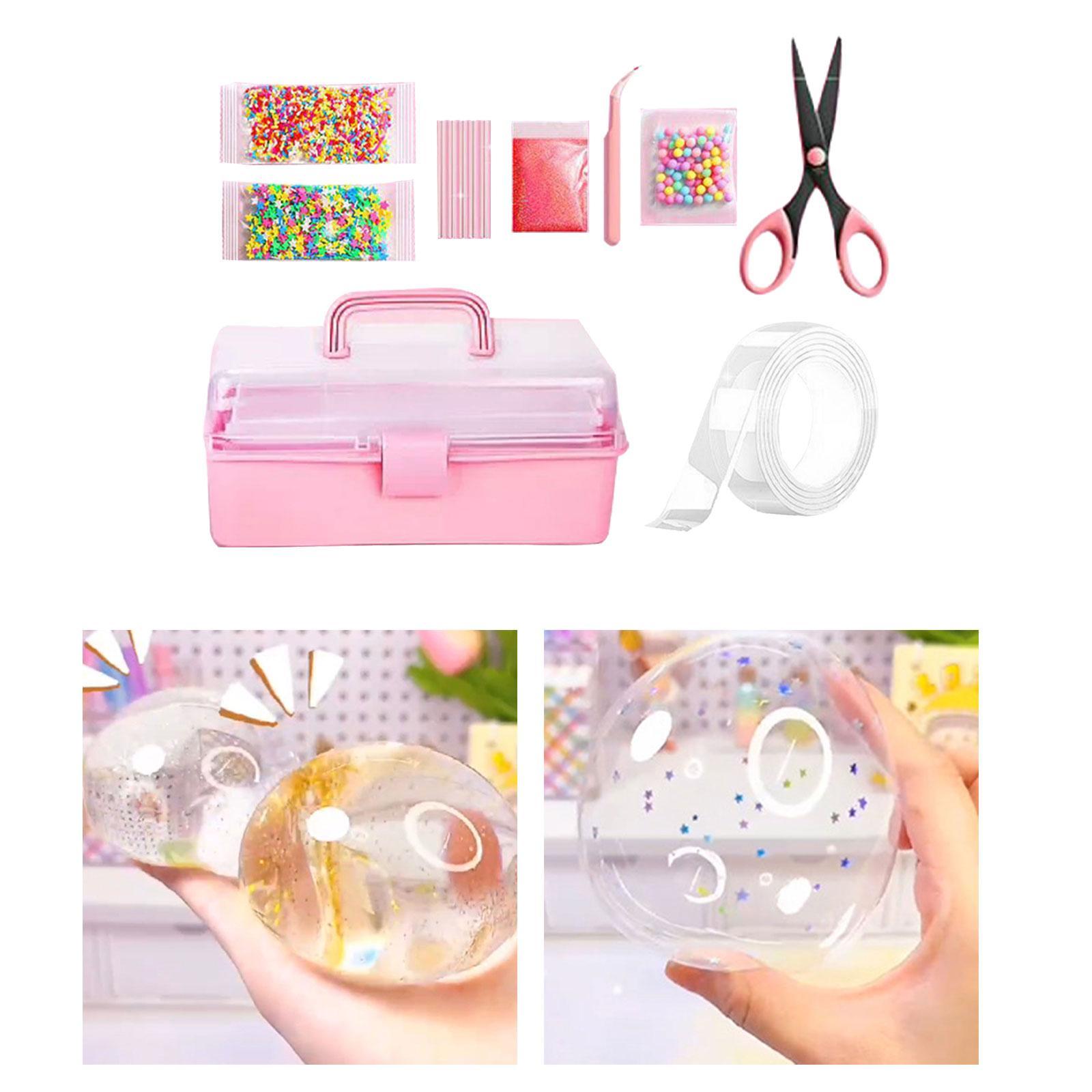 DIY Blow Bubbles Tape Double Sided Tape, Clear  Multipurpose Heavy Duty Mounting Tape Waterproof DIY Crafts Tape Strong Sticky Tape