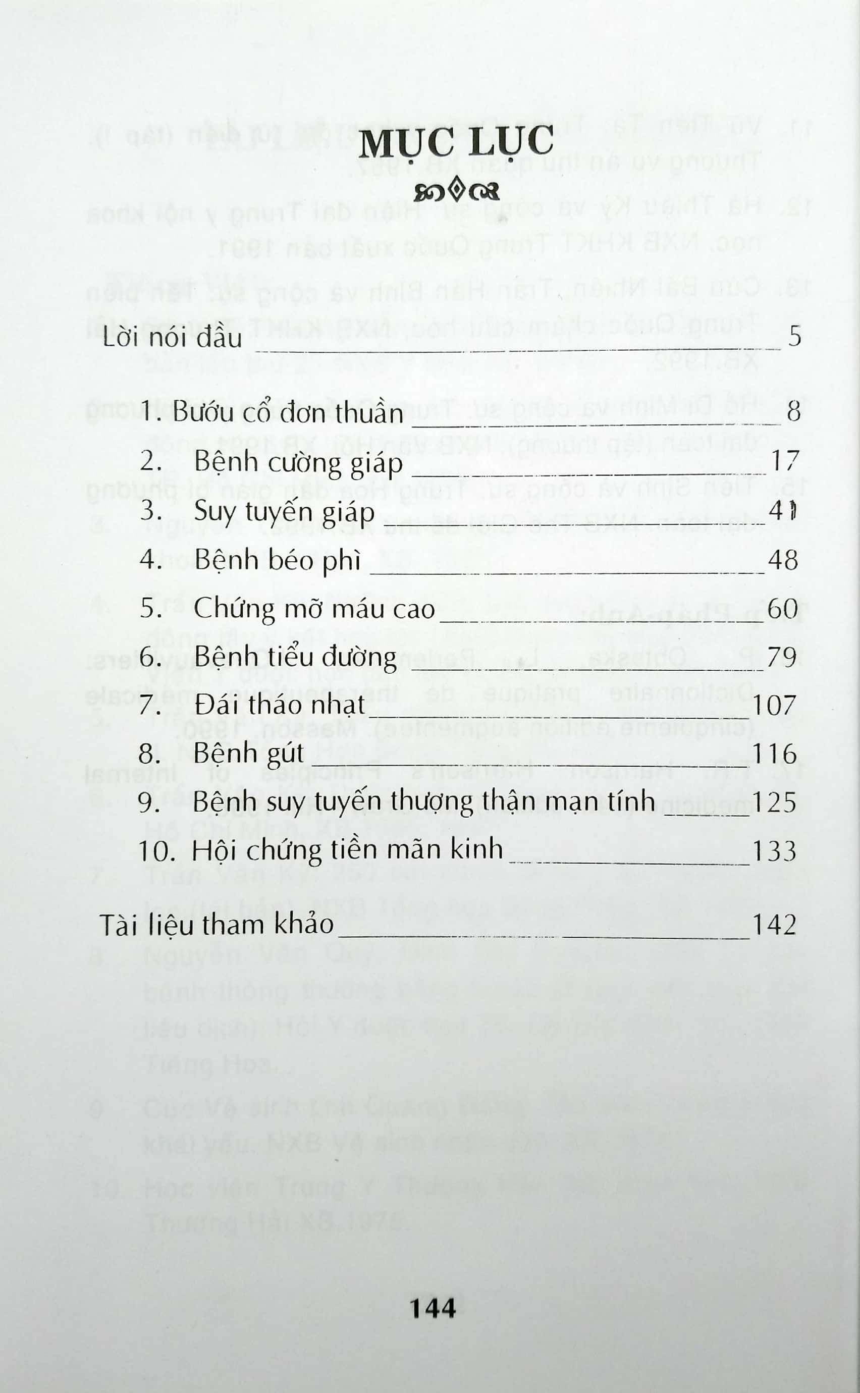 Đông Y ĐiềuTrị - Bệnh Rối Loạn Chuyển Hóa Và Nội Tiết-  GS. BS Trần Văn Kỳ