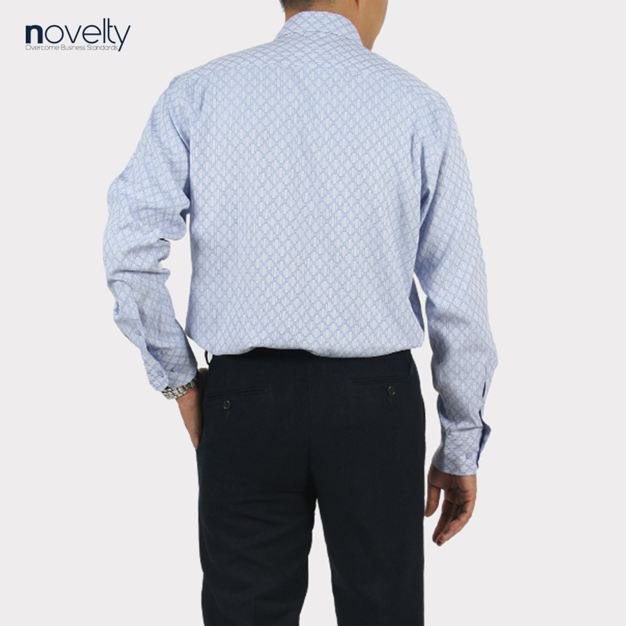 Áo sơ mi nam dài tay Novelty Classic hoa văn NSMMINMTCC220595D