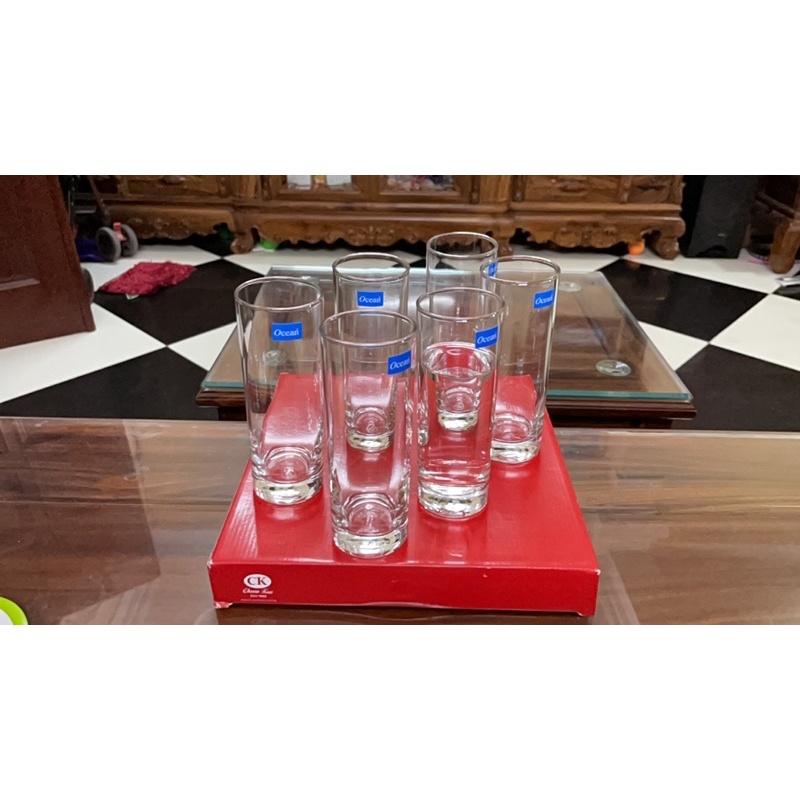 Cốc Cao Trơn B07811-320ml/BB07812-340ml -Ly Thủy Tinh-Cốc Thủy Tinh Ocean-6cái/Hộp