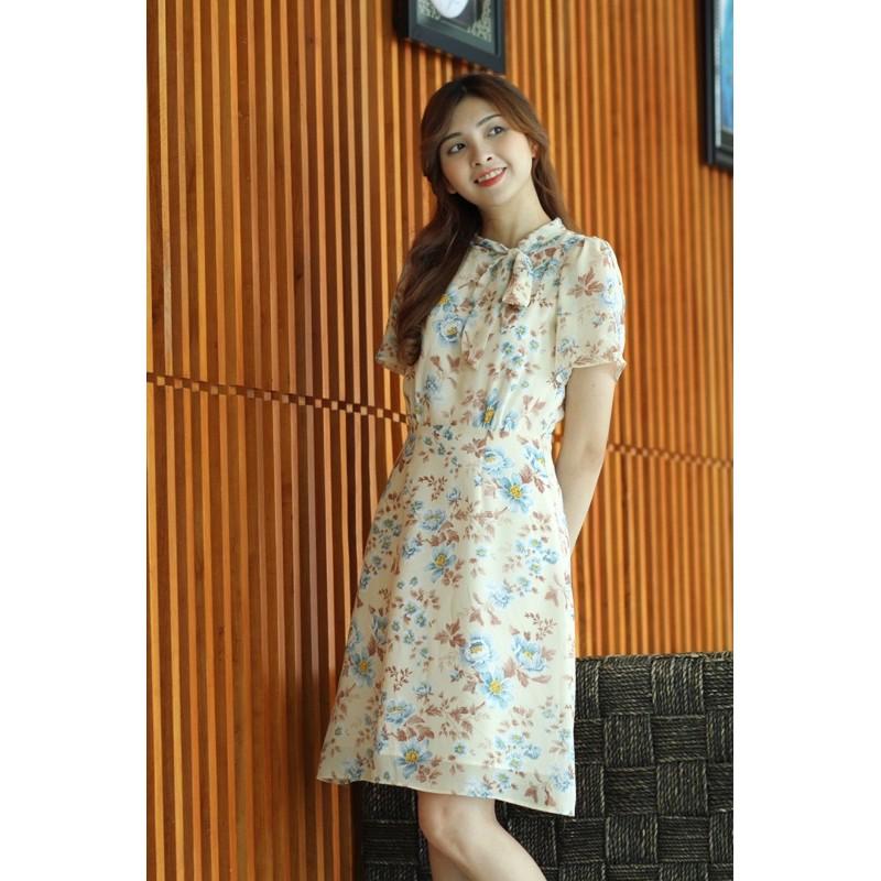 Đầm Voan Jolie Latte