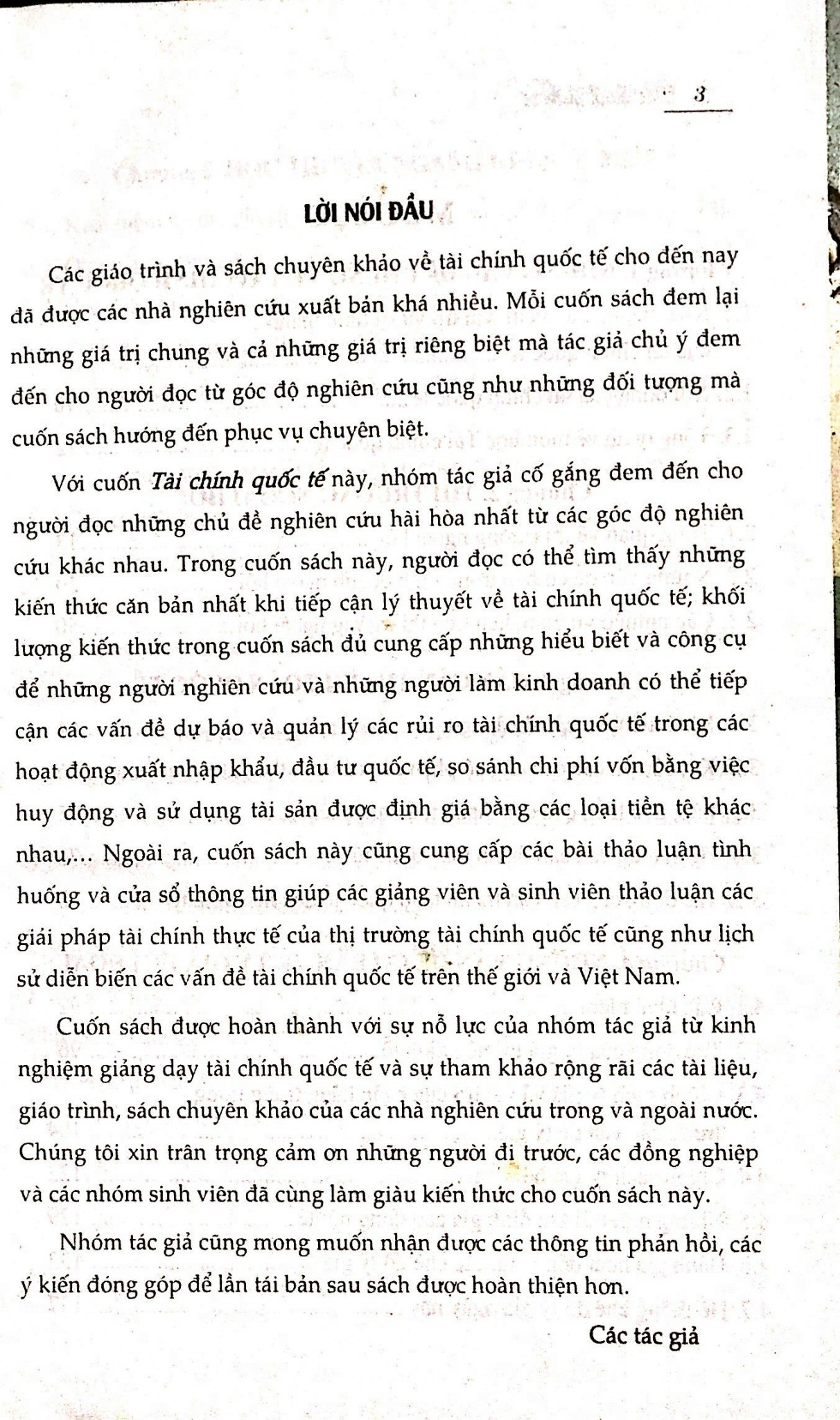 Tài Chính Quốc Tế