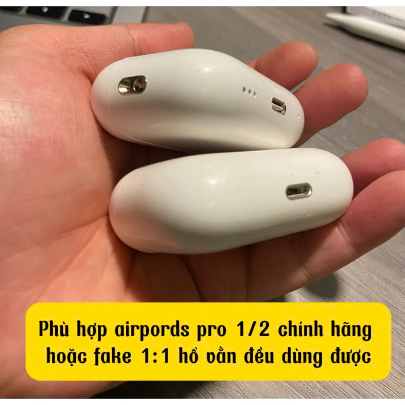 Bộ Núm Silicone Thay Thế Dành Cho Tai Nghe Airpods Pro Size M Chuẩn - Hàng Nhập Khẩu