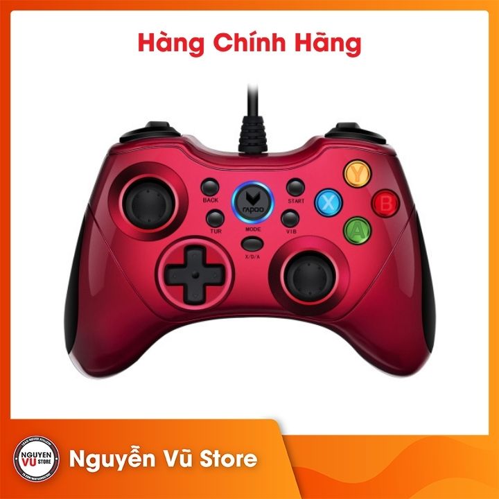 Tay Cầm Chơi Game Có Dây Rapoo V600 - Hàng Chính Hãng