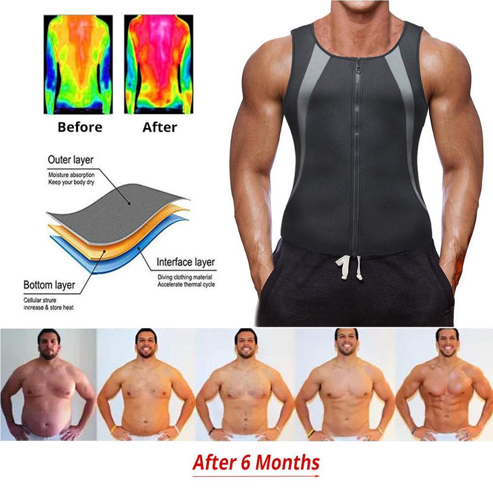 CXZD Giảm Béo Áo Nóng Mồ Hôi Tập Toàn Thân Tư Thế Vest Bụng Cho Nam Nữ Tan Mỡ Bụng Giảm Cân Shaperwear