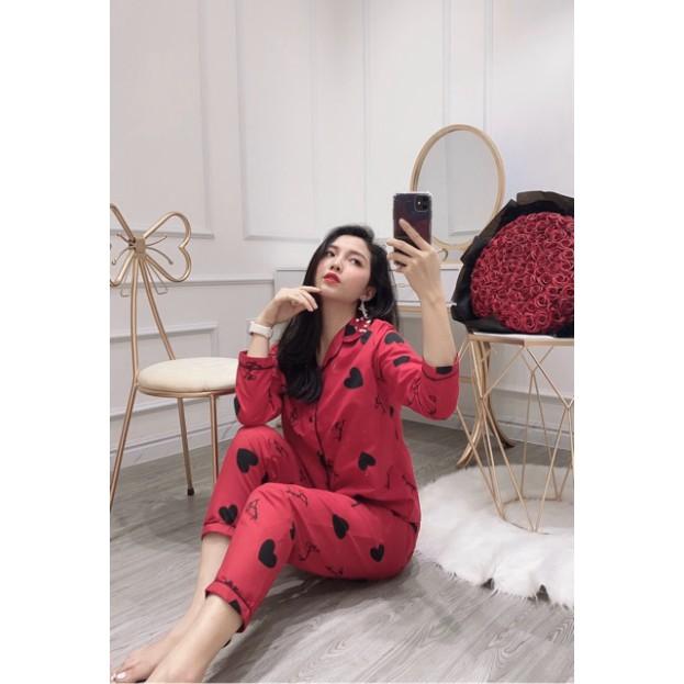 Bộ ngủ pijama tay dài quần dài