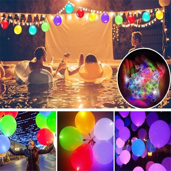 Đèn LED bóng bay mini chống nước nhiều màu sắc trang trí tiệc cưới/sinh nhật/giáng sinh