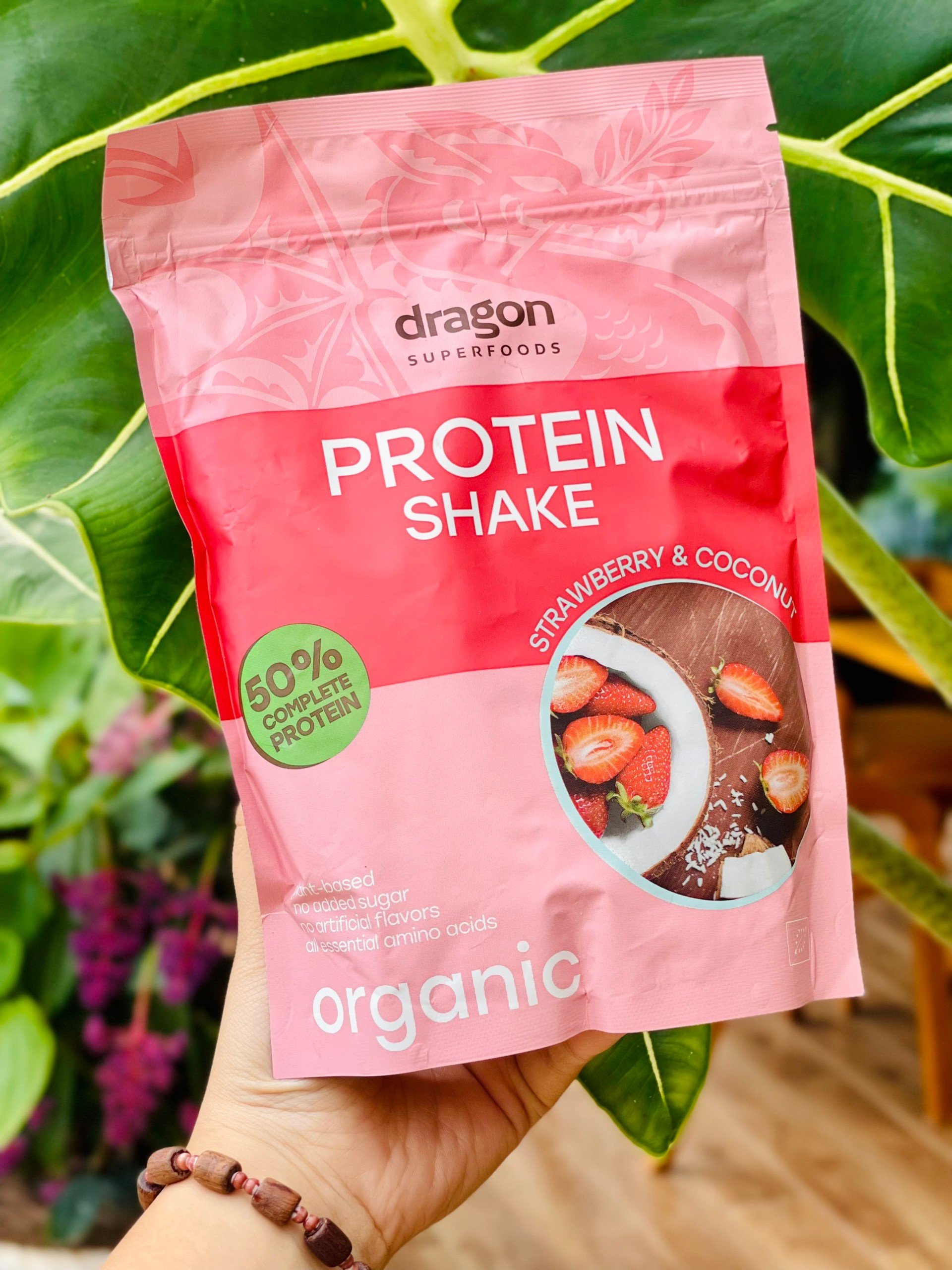 Bột Protein Shake hữu cơ Dragon Superfoods 450g