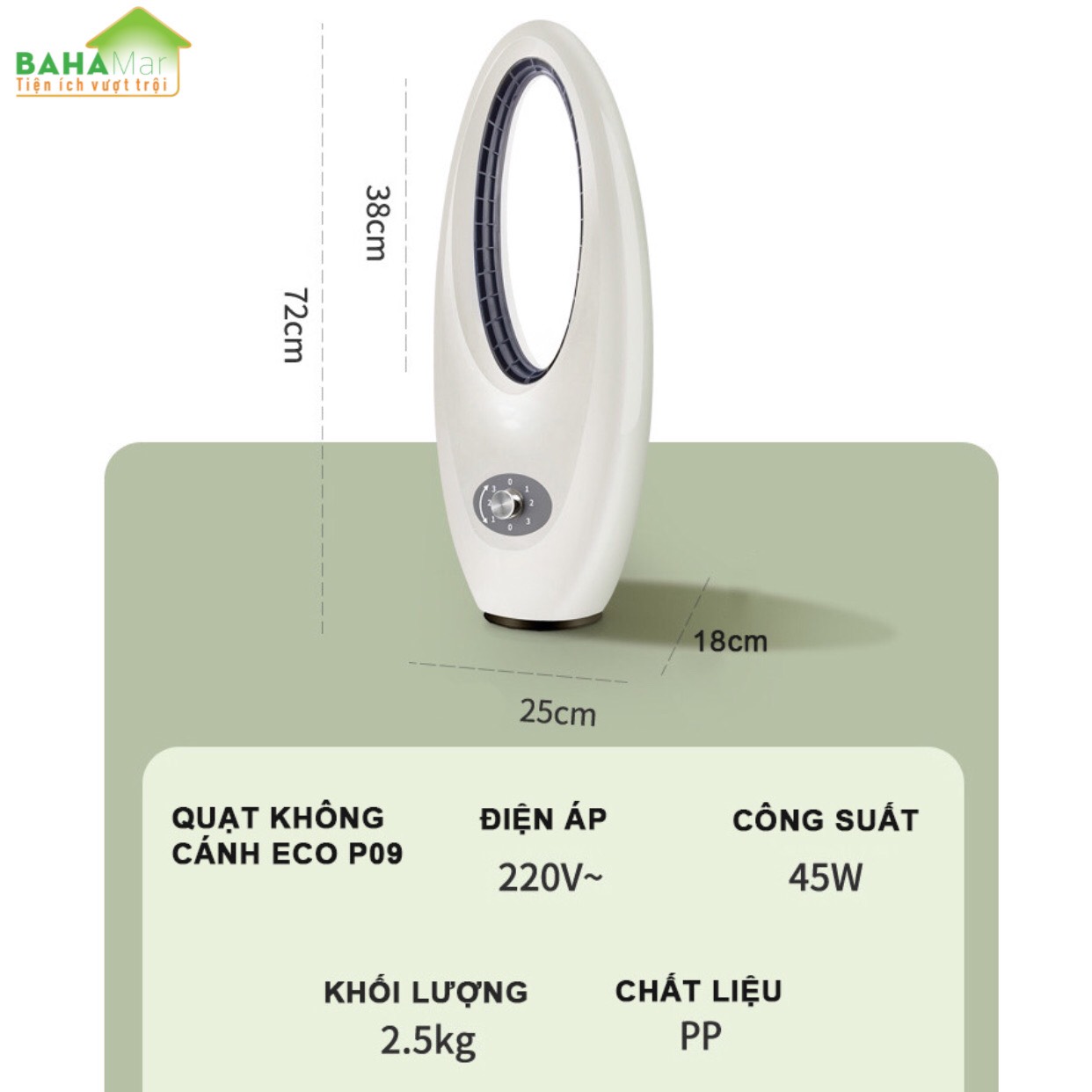 QUẠT THÁP KHÔNG CÁNH SIÊU ÊM TIẾT KIỆM ĐIỆN, XOAY ĐẢO KHÔNG KHÍ TIỆN LỢI "BAHAMAR" công nghệ mới, siêu êm, siêu tiết kiệm điện