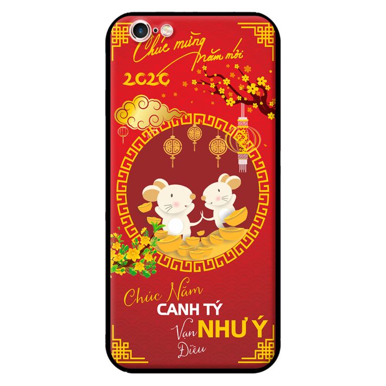 Ốp lưng in cho Iphone 6/6s Mẫu Tết 2020  - Hàng chính hãng