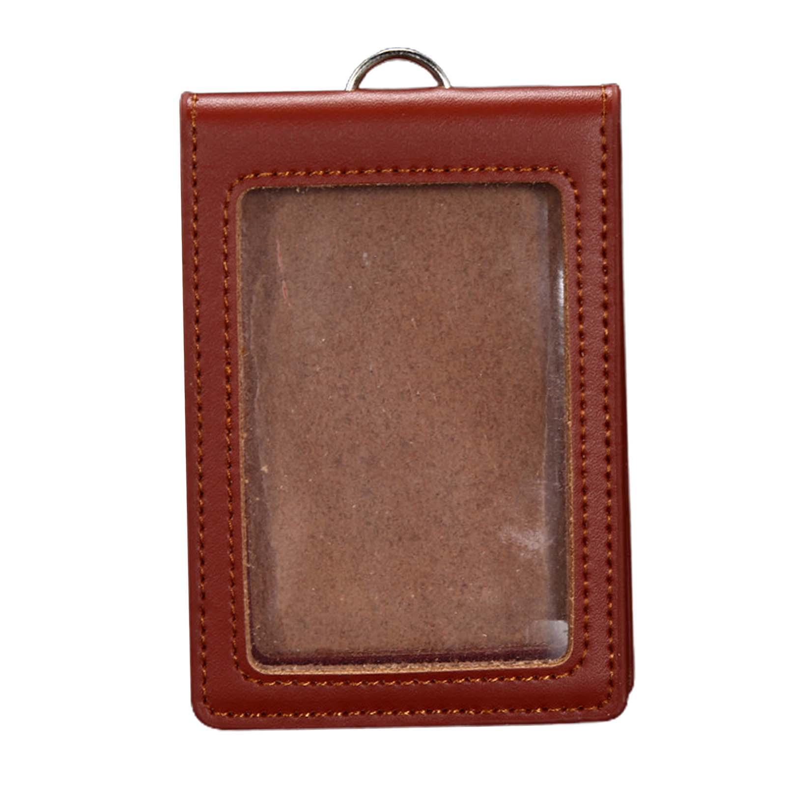 Badge Holder Men Card Sleeve for Office Cards Driver’S Licenses